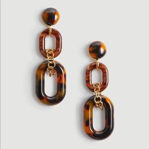 COPY - NWT Tortoiseshell Link Earrings